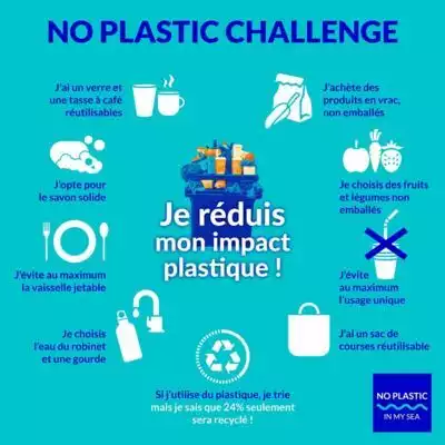 Affiche No Plastic Challenge